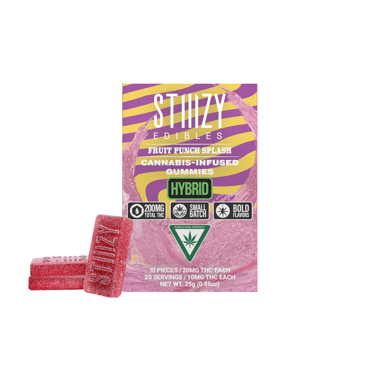 STIIIZY Fruit Punch Splash 200MG Thc Gummies